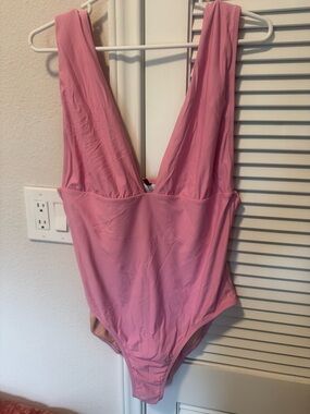 J. Crew Pink Scoop One-Piece Swimsuit